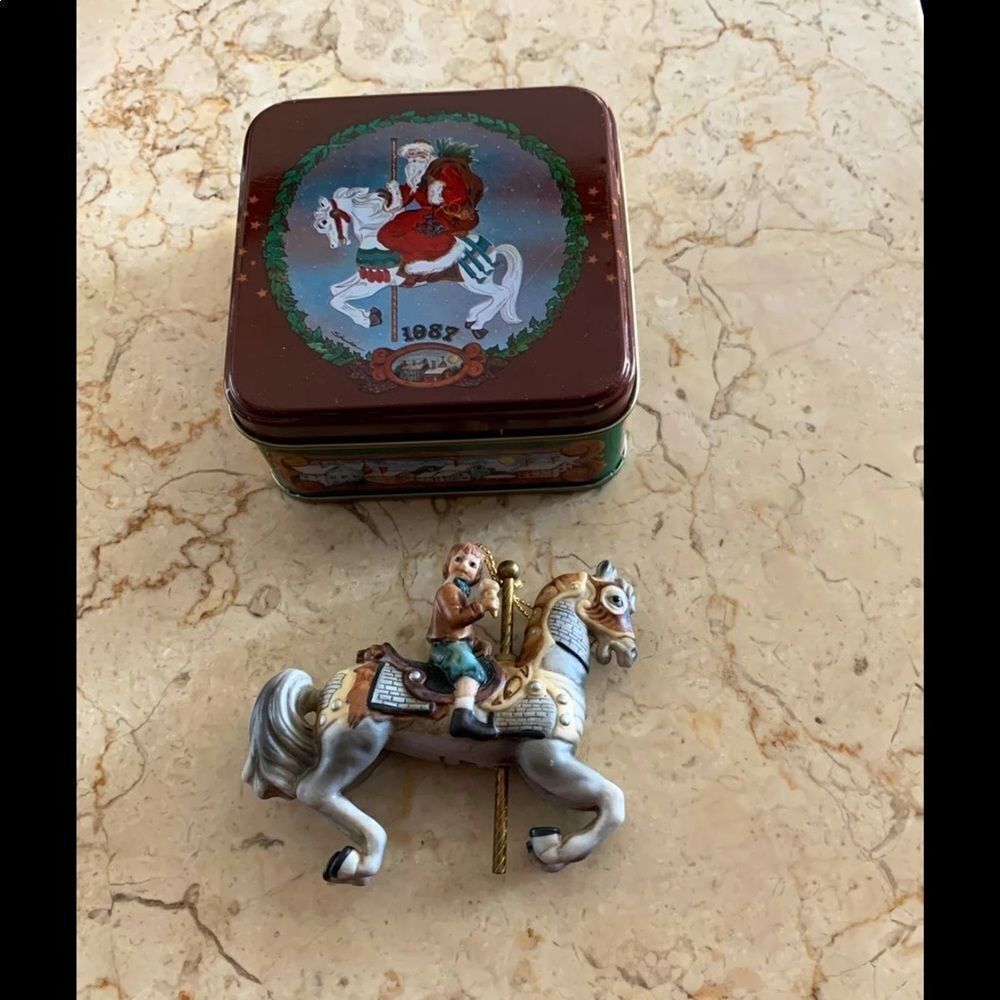 Vintage  Carousel Horse Ornament